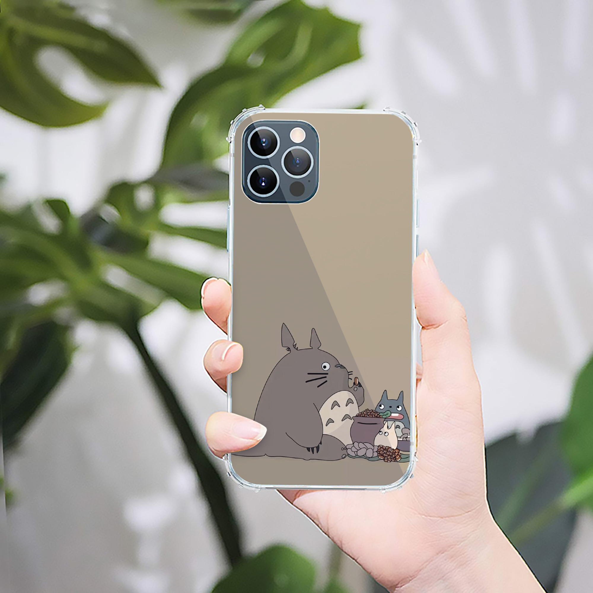 （画像用） となりのトトロ 草壁メイ 草壁サツキ My Neighbor Totoro Satsuki Kusakabe Mei Kusakabe 【iPhone 12シリーズ対応】透明スマホケース（クリアソフトケース）